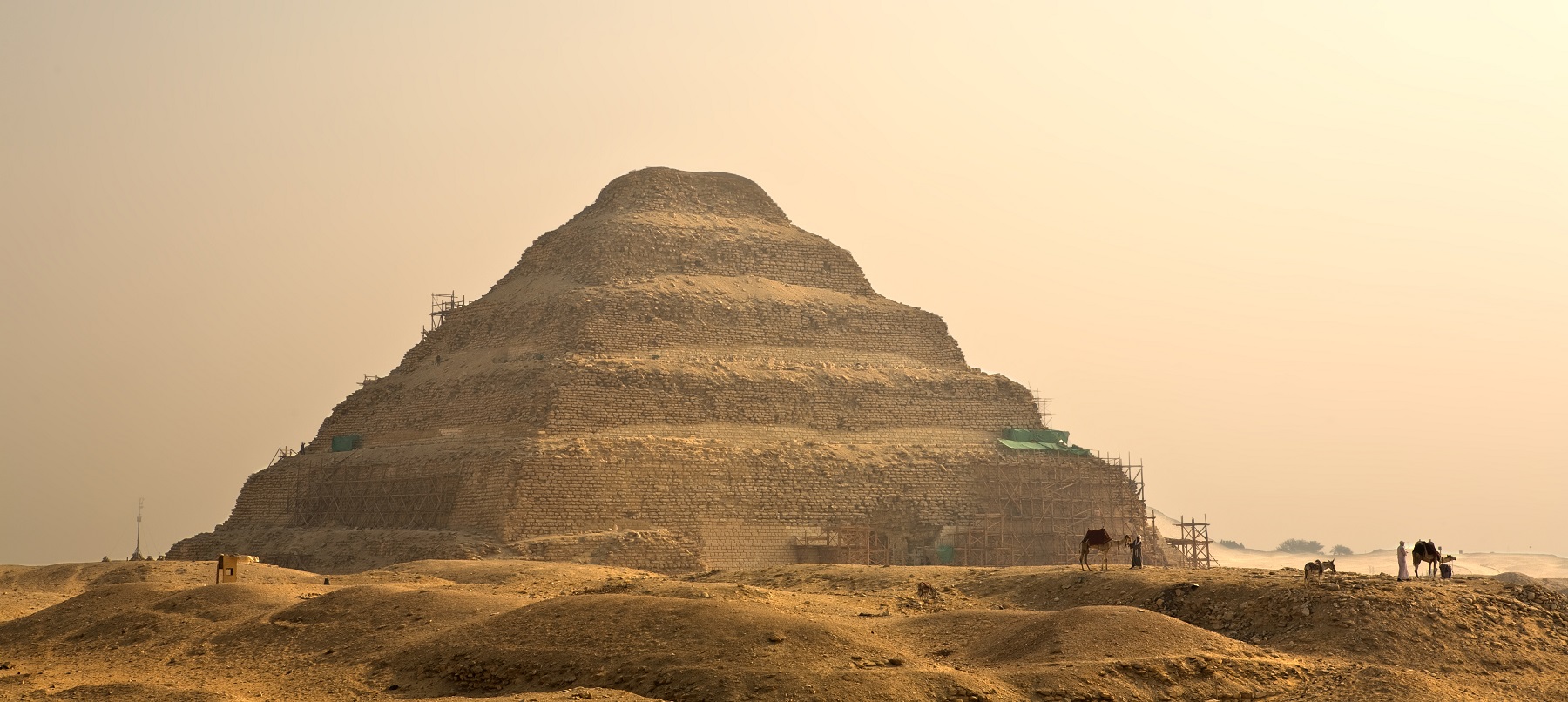 A view of Djoser's Step Pyramid. Shutterstock.