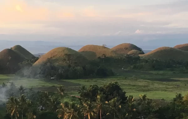 Zaobljena Čokoladna brda na filipinskom otoku Boholu