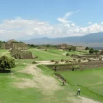 Monte Albán, pogled sa sjeverne platforme